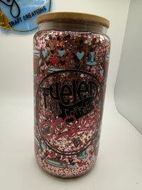 fuled by coffee and Jesus SnowGlobe(glass) 16oz