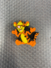 Orange Jumping Straw Topper