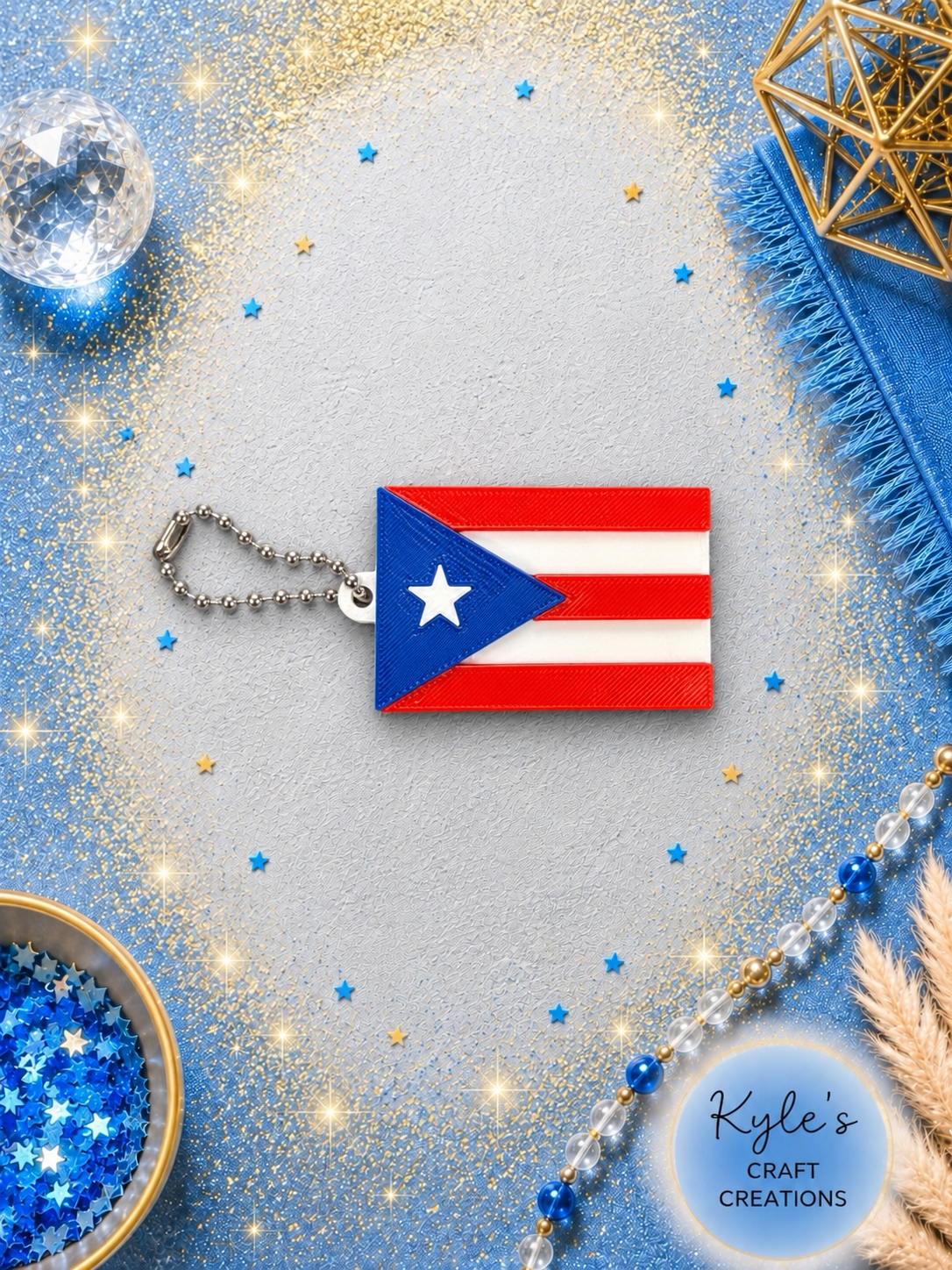 Puerto Rican Flag can opener