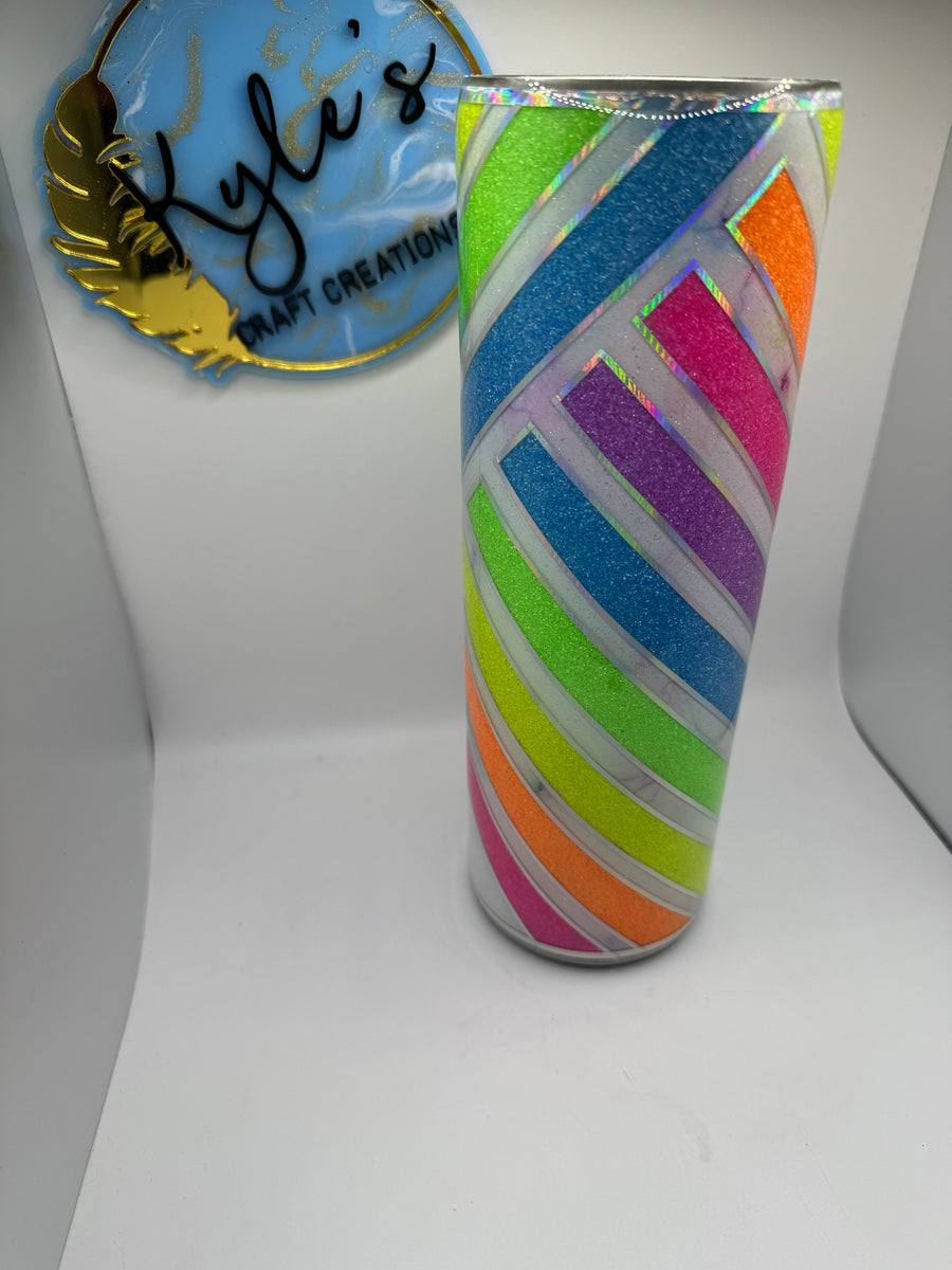 Neon rainbow Step up 30oz