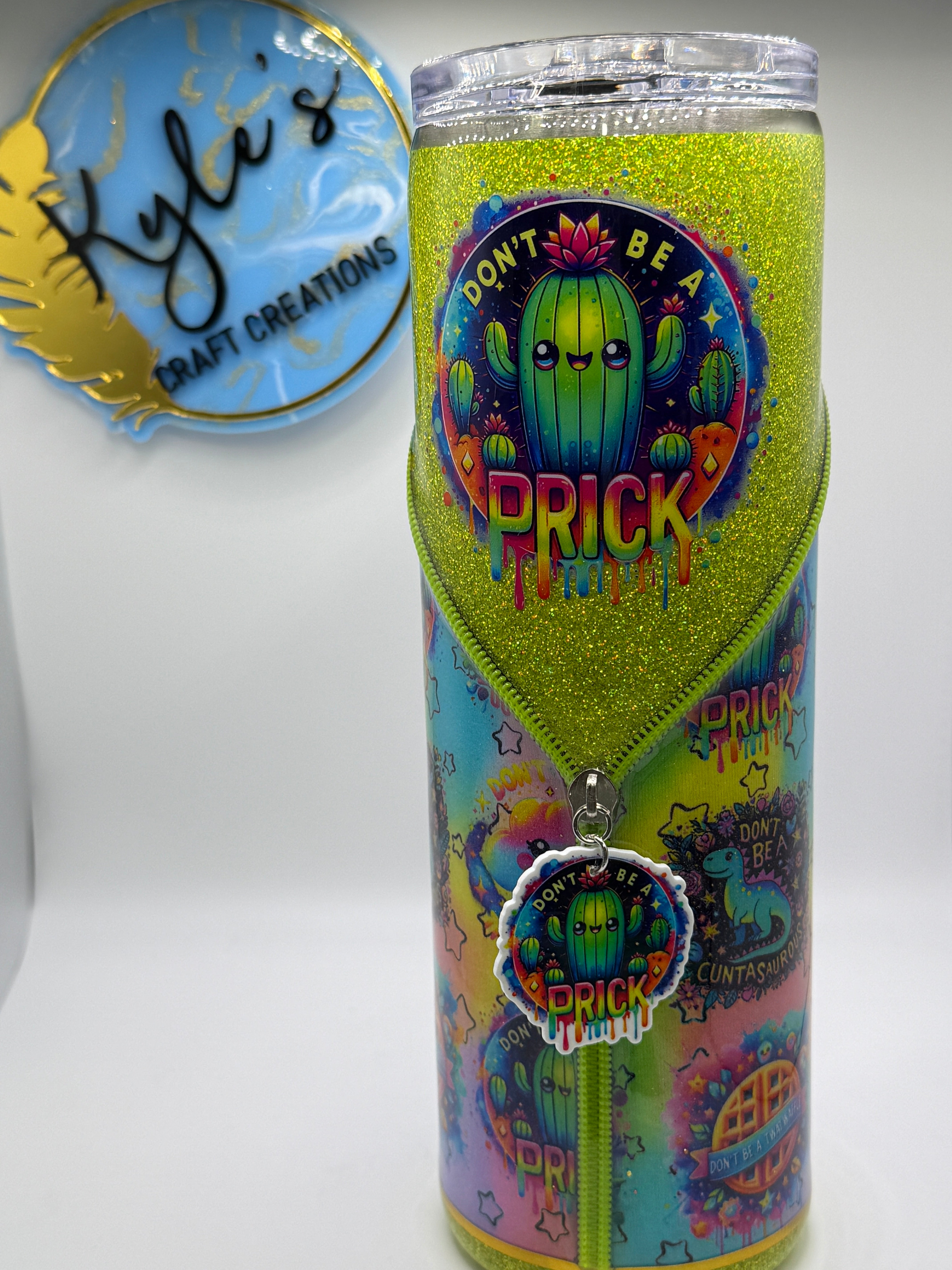 Custom Zipper Tumbler