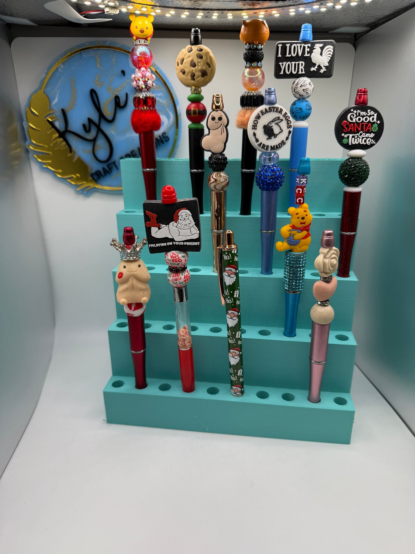 Beaded Pen Display 5 Tier