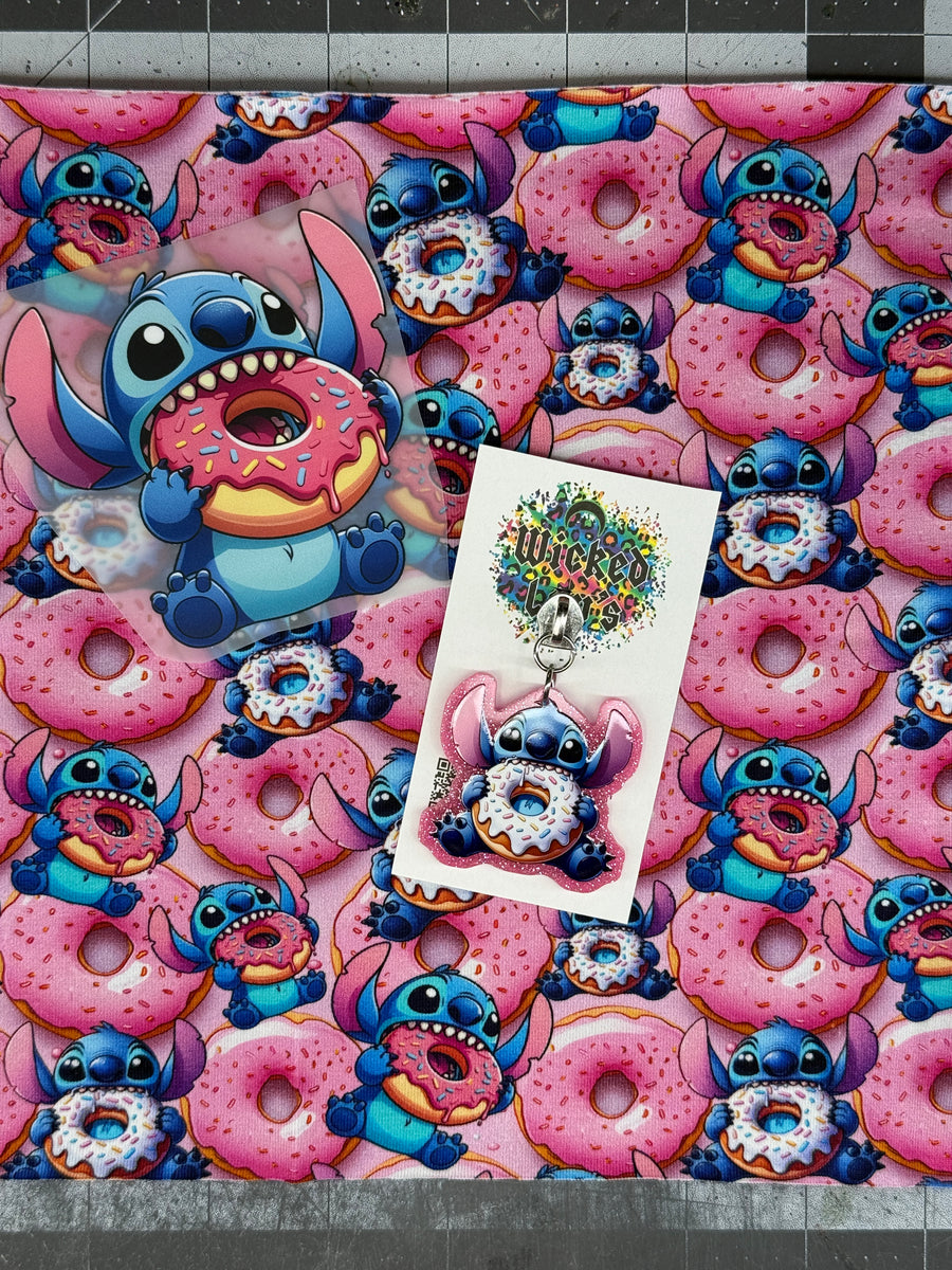 Blue Alien Donuts Zipper Tumbler(Any size cup you want)