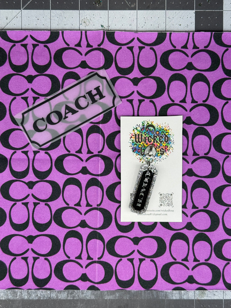 Coach Zipper Tumbler(Any size cup you want)