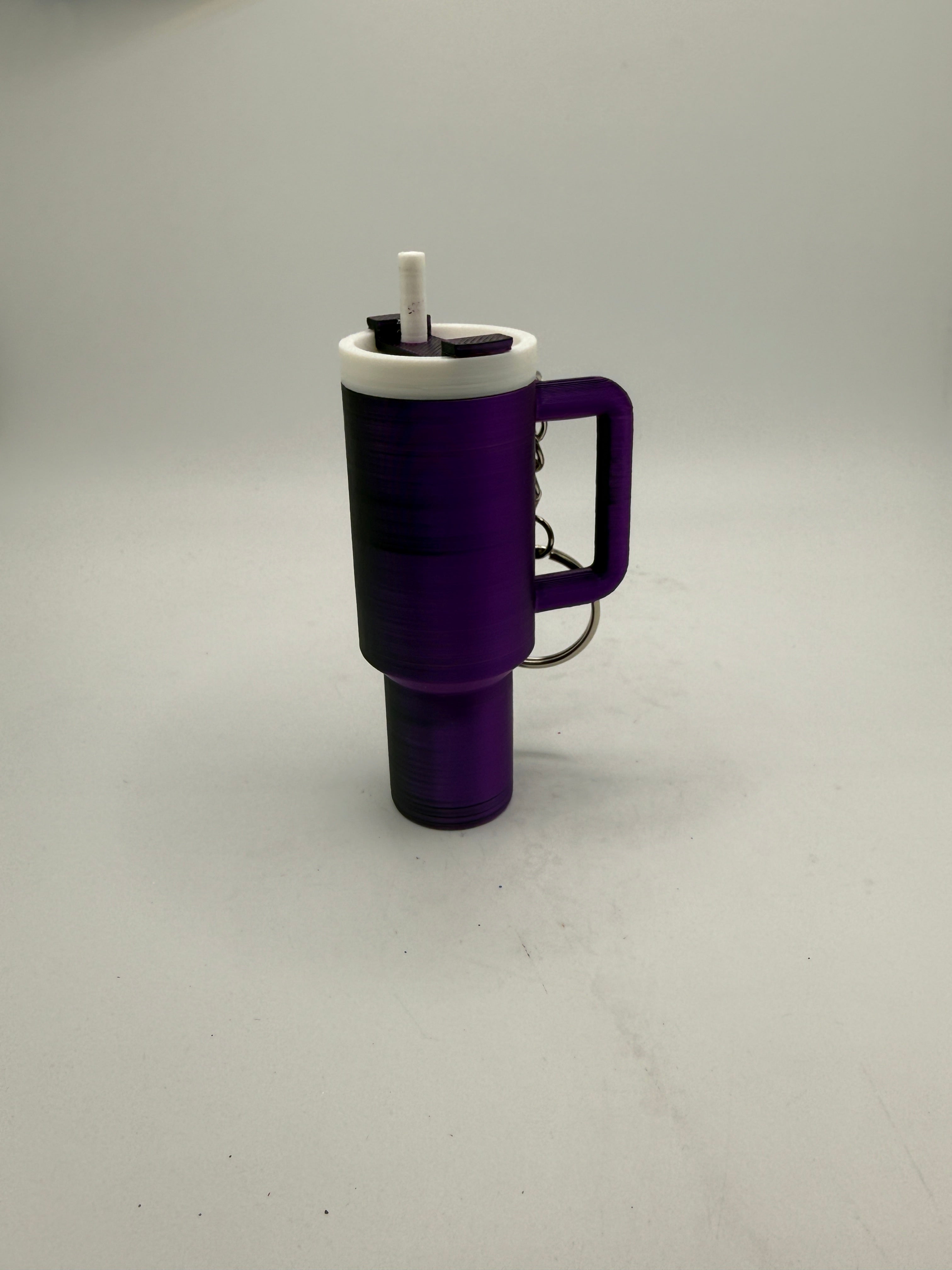 Mini Tumbler Chapstick keychain