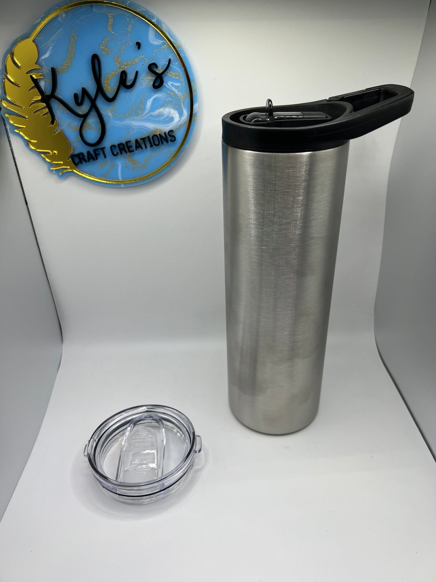 20oz Straight Duo Skinny Tumbler – The Stainless Depot